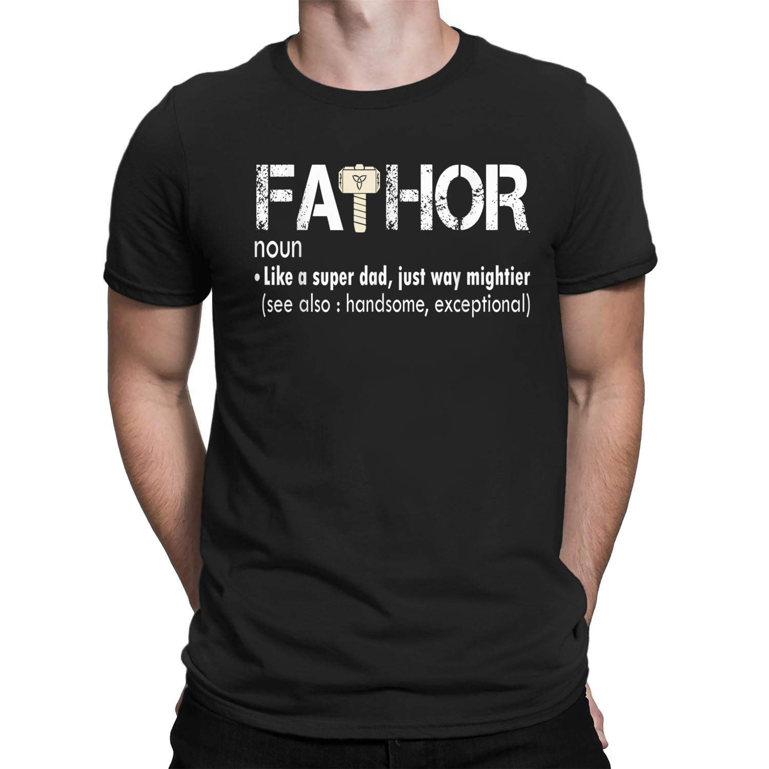 Viking Dad T Shirt, Fa-thor Like A Super Dad T Shirt Gift For Father's Day