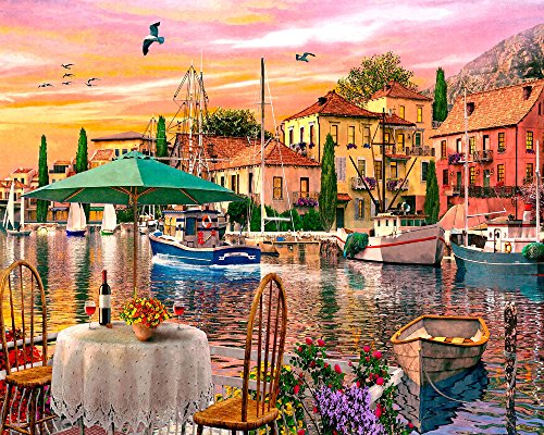 Sunset Harbour Jigsaw Puzzle 1000 Piece