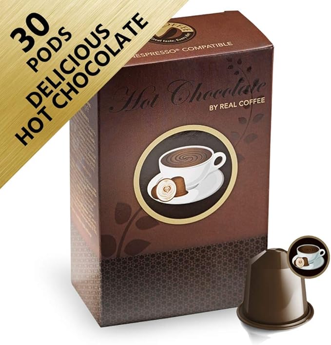Hot Chocolate By Real Coffee, 30 Capsules, Nespresso Compatible Buy Online at Best Price in UAE