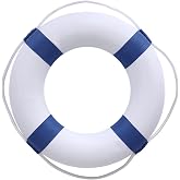 20 Inch / 50cm Pool Safety Life Preserver Throw Ring Buoy | Swim Foam Rings, Swimming Pool Wall Decoration