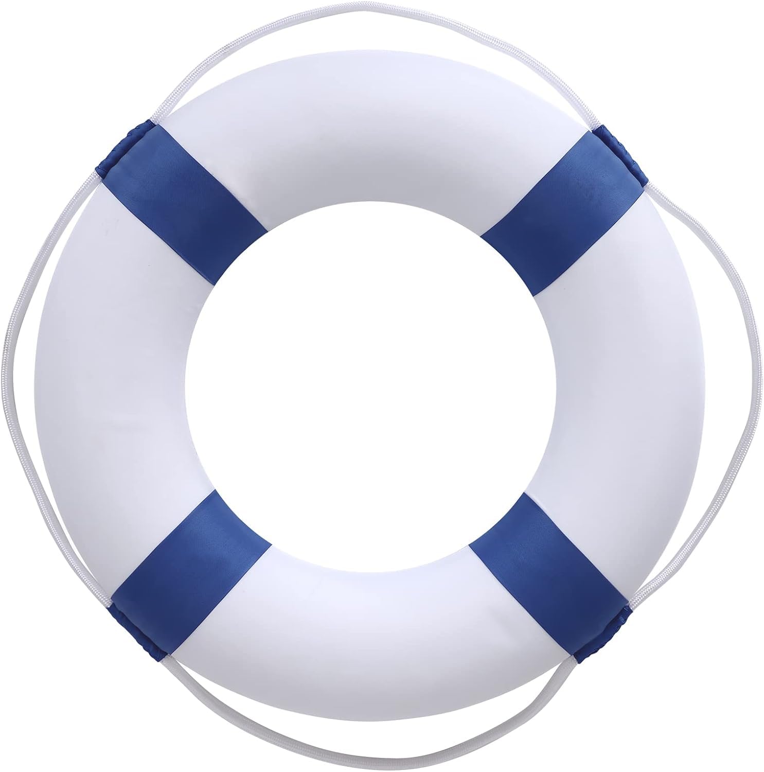 Photo 1 of 20 Inch / 50cm Pool Safety Life Preserver Throw Ring Buoy- Swim Foam Rings for Swimming Pool Wall Decoration