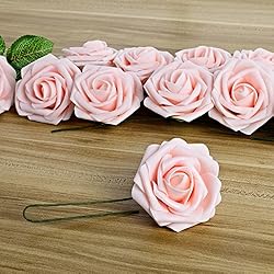 Breeze Talk Artificial Flowers Blush Roses 25pcs