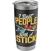 I Beat People With A Stick Stainless Steel Insulated Tumbler