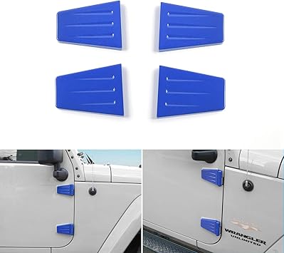 Replacement Door Hinges Black Set 4 Doors 2007 2017 Jeep Wrangler Unlimited Jk Ebay