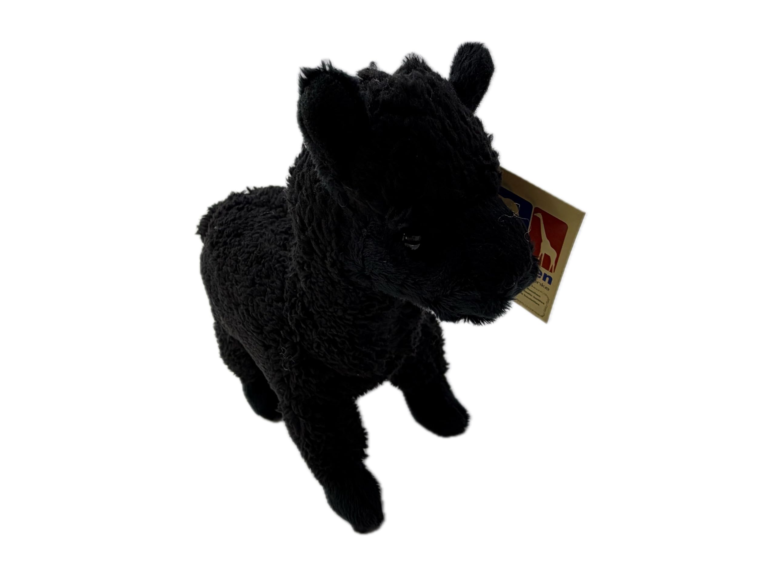 Cornelißen stuffed toy alpaca 21 cm, black, cuddly toy plush toy, llama