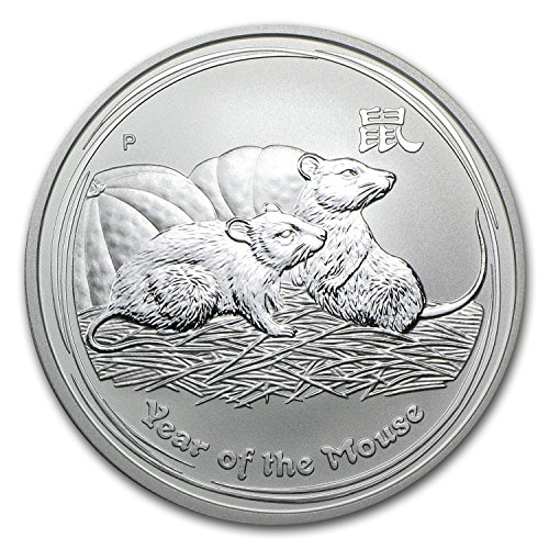 Australian Lunar Silver 1 oz Silver Series II 2008 Mouse