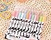 12 Different Colors Cartoon Colored Diamond Tip Gel Ink Pen 0.38mm Smooth Anti Skip