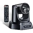 TONGVEO HDMI/USB PTZ Camera 10X Optical Zoom 60fps 1080P Video Conference Camera for Church Worship Live Streaming Meeting Online Learn with Zoom Skype OBS and More