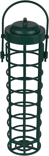 Green Jem Plastic Fat Ball Wild Bird Feeder Easy Fill Clean Garden Birds view 5