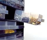 Raaco 137386 1260-00 Metal Cabinet with 60 Drawers Blue Transparent view 3