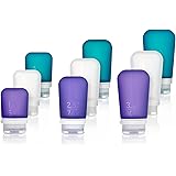 humangear Gotoob+ Refillable Silicone Travel Size Bottles with Locking Cap, 3pk Set