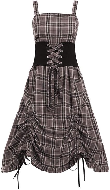 tartan maxi dress uk