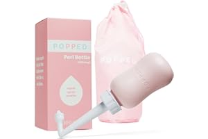 Popped Peri Bottle for Postpartum Care | Portable Bidet | Spray Bottle for Pain Relief, Tears, and Hemorrhoids After Birth | 
