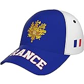 DABOYOZHZH France Flag French Baseball Cap Full Print Adult Men Hat Patriotism Supporter Soccer Caps Black