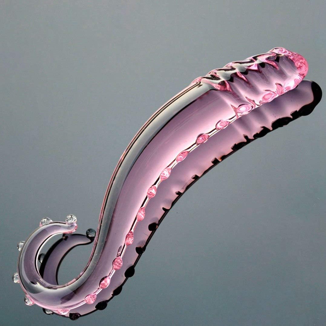 Double Sided Ended MedicalGrade Crystal Huge Glass Stick