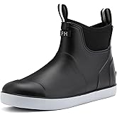 CKWLXQY Men's Deck Boots, Waterproof Ankle Rain Boots Men Anti-Slip Traction, Outdoor Rubber Fishing Garden Boots High-Performance Shoes for Farming