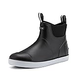 CKWLXQY Men's Deck Boots, Waterproof Ankle Rain