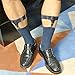 NAVADEAL Black Pin Sock Garters Mens Womens Sock Suspender Accessories