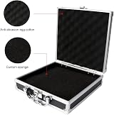 JoyFan YB001 Mini Portable Aluminum Craft Travel Tool Box Black 180x110x55mm view 8