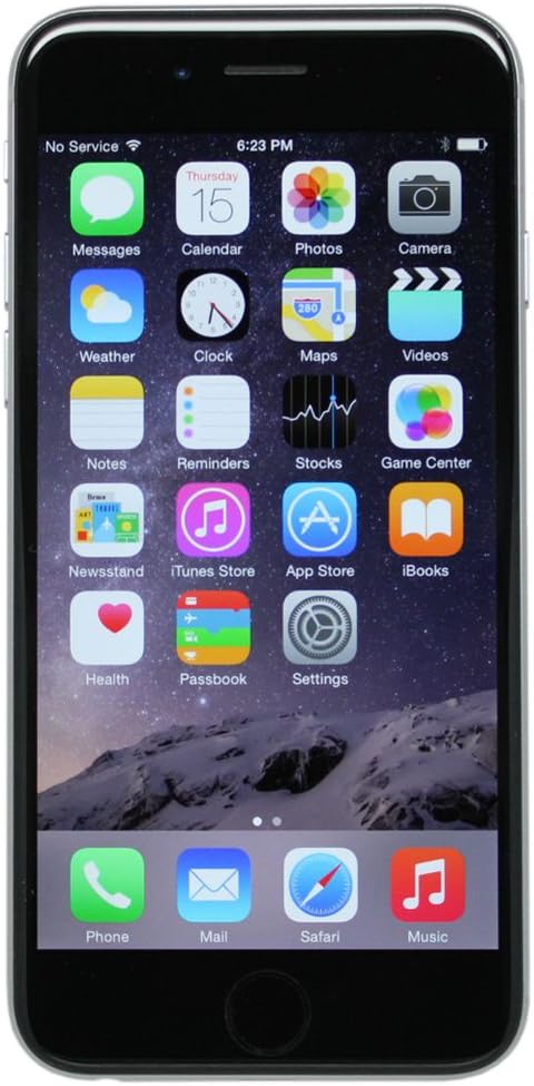 Apple iPhone 6 Plus, 64GB, Space Gray - Fully Unlocked (Renewed)