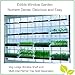 Window Garden Microgreens Growing Kit - Includes Microgreen Seeds, Organic Pea Shoot (3 Pack Refill) - Indoor Microgreen Grow Starter Kit - Pre-Measured Soil, Sprout Crops of Superfood Greens