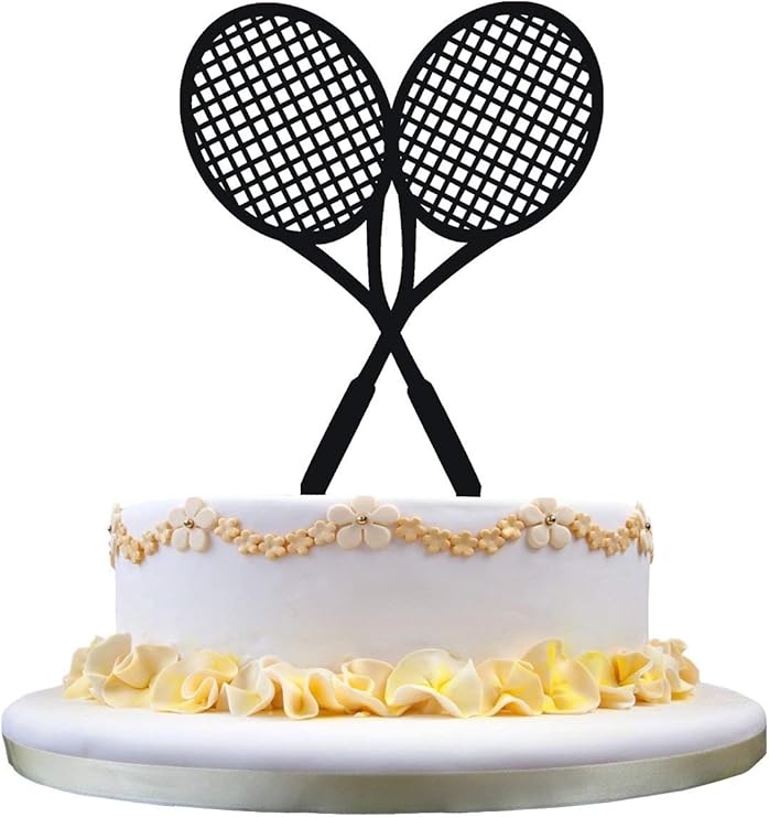 Tennis Rackets Birthday Cake Topper Tennis Racquet Cake Topper