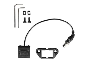 Remote Pressure Switch, Tactical Weapon Light Flashlight Switch for ST07 Scout M300 / M600 Series, Fit for Picatinny Rail, wi