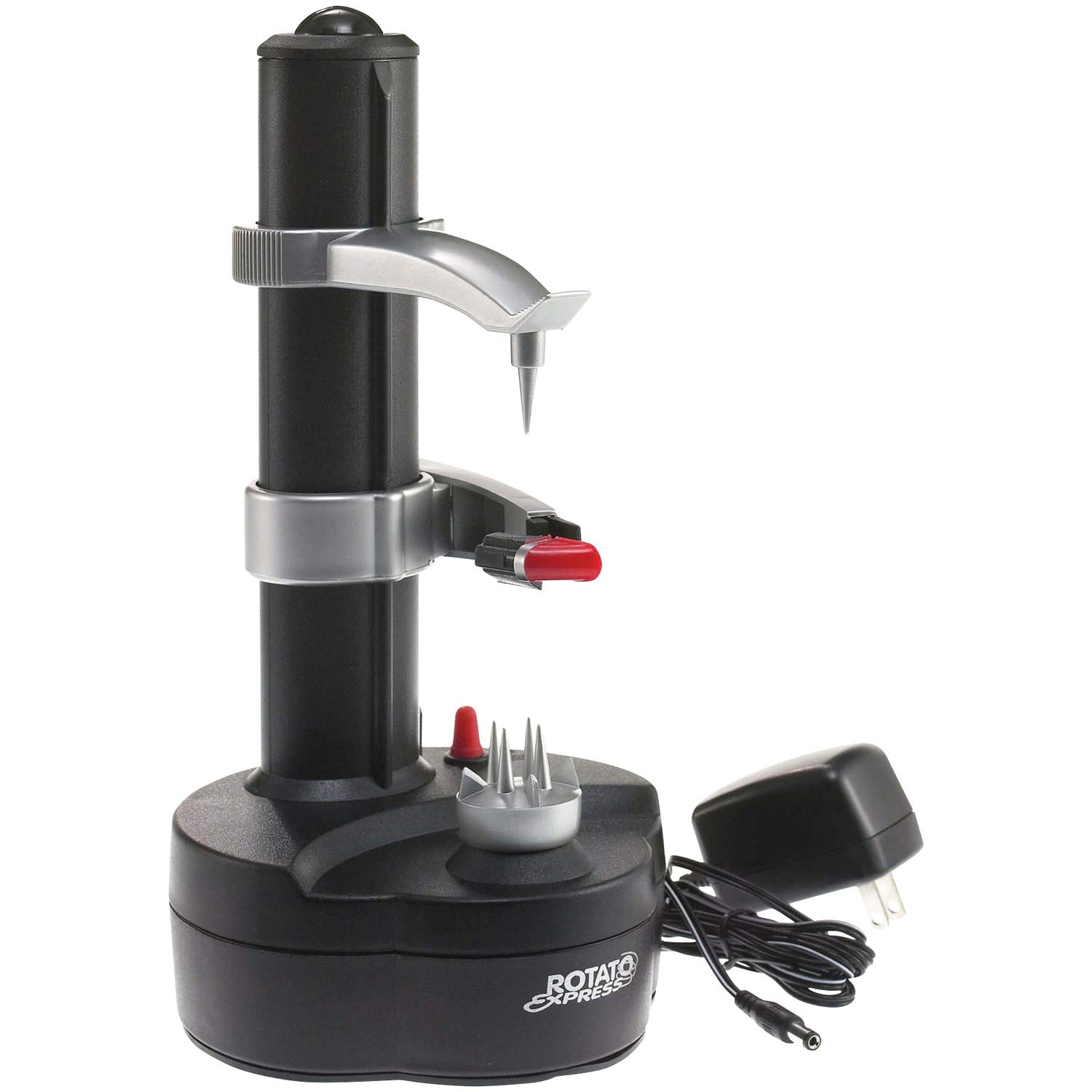 Starfrit Rotato Express Electric Peeler - 2 Spare Blades - Safe & Easy to Use - Effortlessly Peels Vegetables and Fruit