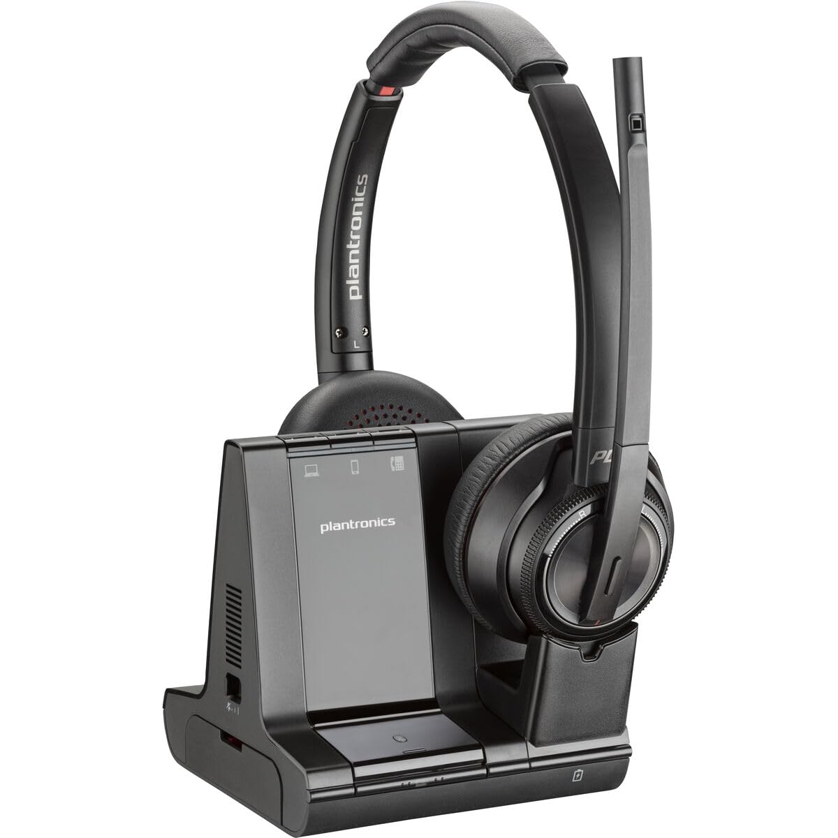 Poly Savi 8220 UC USB-A Stereo DECT Headset für Microsoft Teams