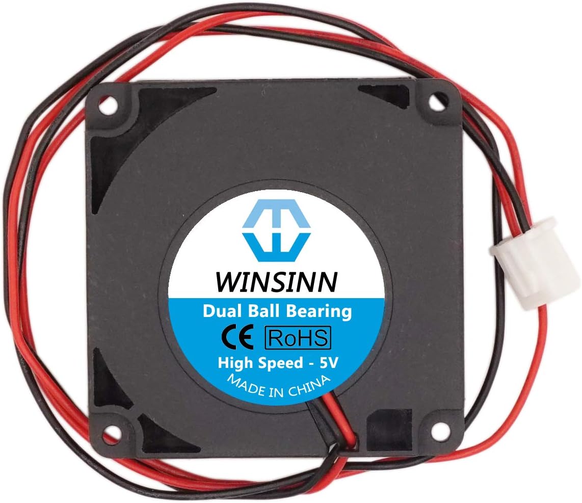 WINSINN Blower Fan 5V 40mm Turbine Turbo Fan 40x10mm 4010 DC Brushless Dual Ball Bearing Cooling with Air Guide Parts For Ender 3 3D Printer - Image 3