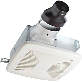 Broan-NuTone LP80 ENERGY STAR Certified LoProfile 4" Bath Ventilation Fan, 1.0 Sones, 80 CFM White Exhaust Fan