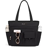 LOVEVOOK Laptop Bag for Women 15.6 Inch,Multi-pocket Teacher Tote Nurse Bag Work Tote Bag Computer Bags,Utility Large Purse Handbags with Laptop Compartments for Daily,College,Travel,Business,Office