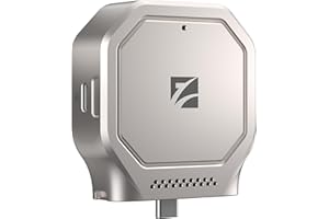 Freewell Pro SSD Link – Supports M.2 2230 NVMe Up to 8TB, 10Gbps USB-C, Active Cooling, Audio Port, 100W PD Charging for iPho