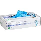 McKesson Confiderm 3.8C Nitrile Exam Gloves, Non-Sterile, Powder-Free, Blue,100 Count, 10 Boxes, 1000 Total