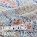 jinchan Medallion Linen Blend Curtains for Living Room Drapes Damask Pattern Flax Draperies Window Treatments for Sliding Glass Doors Bedroom Curtain 2 Panels 84 Inch Long Sage Green