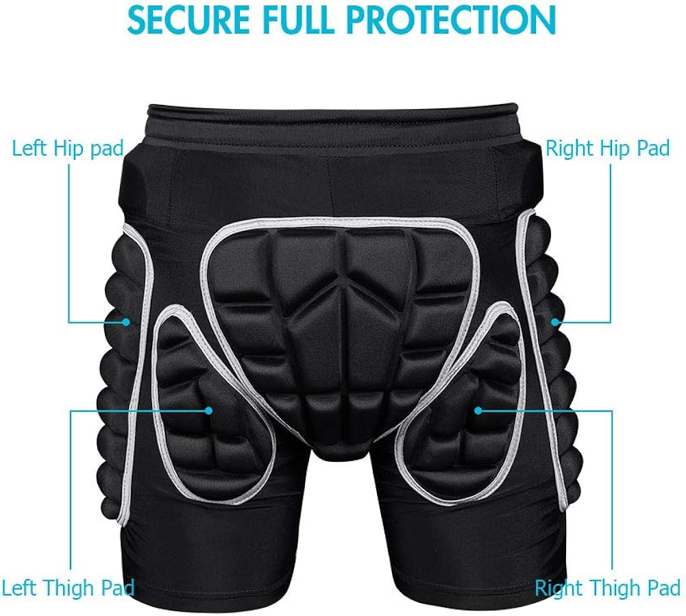Protection Hip 3D Padded Protective Shorts for Snowboard Skate and Ski: Clothing