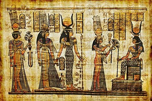 Poster DNOVING Stylish Art Print Ancient Egypt Pattern Print Wall Decorative Wall Poster 20-Inch By 30-Inch
