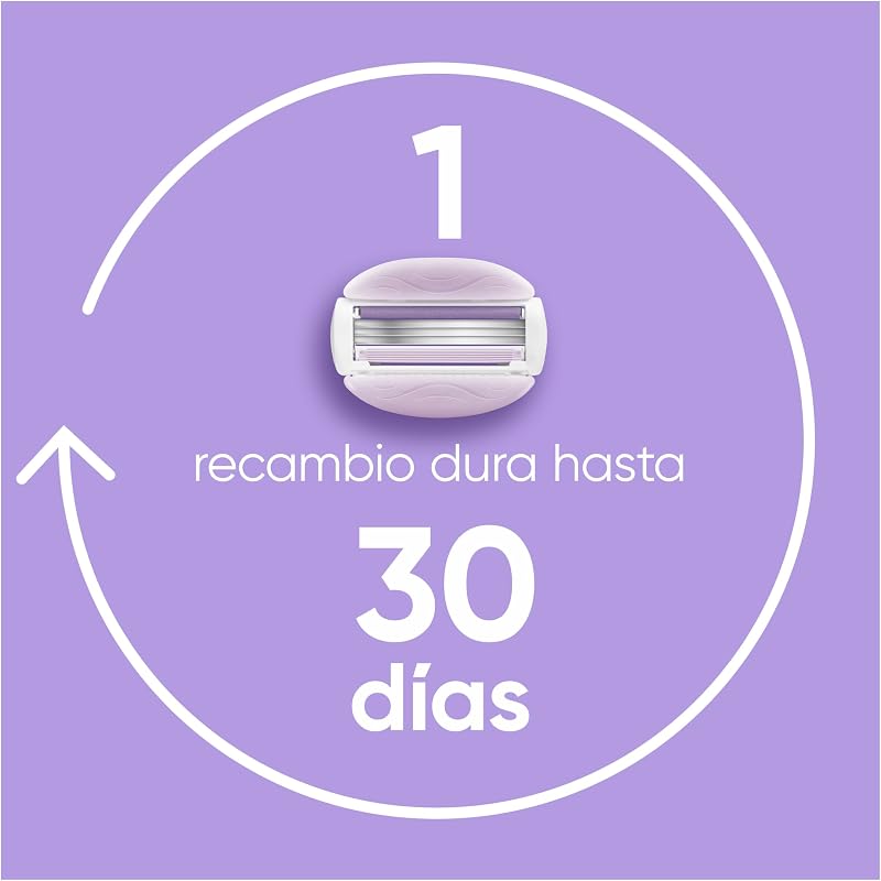 Comfortglide Breeze Cuchillas de Afeitar Mujer, Pack de 4