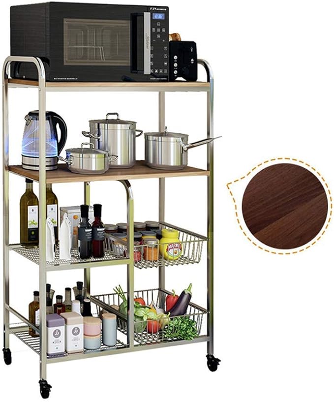 Estante multiusos, Carro de servicio de 4 capas, Unidad de