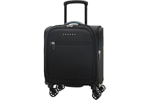 Verage Underseat Carry On Luggage with Wheels & USB Port,14 inch Wheeled Spinner Carry-on Luggages Bags for Airlines, Lightweight Overnight Suitcase for Men Women (14-Inch Compact Underseat Pro)