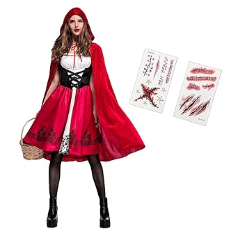 Amazon Rimcy 赤ずきん コスプレ ハロウィン コスチューム 仮装 大人