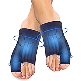 1 Pair Big Toe Foot Ice Pack for Gout Pain Relief, Reusable Blue Toe Ice Pack Wrap for Bunion Relief Hot & Cold Therapies for Foot for Swelling, Sprained, Bruises, Post-Surgery Recovery