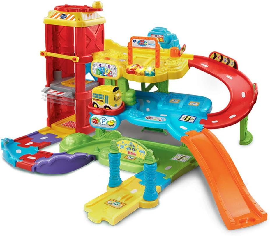 Predolo Straßenband Lernspielzeug - 3m Parkplatz Mit Rennstrecke Für Kinder