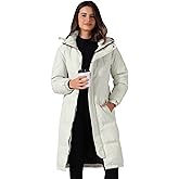 Allegra K Women's Winter Thicken Puffer Coat Warm Parka Down Jacket Hooded Outwear Long Padded Jacket