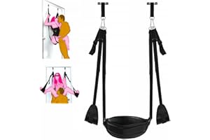 Sex Toys Door Sex Swing - BDSM Bondage Restraints Slave Love Slings with Adjustable Straps- Hold 300lbs, Blindfold, Sex Toy f