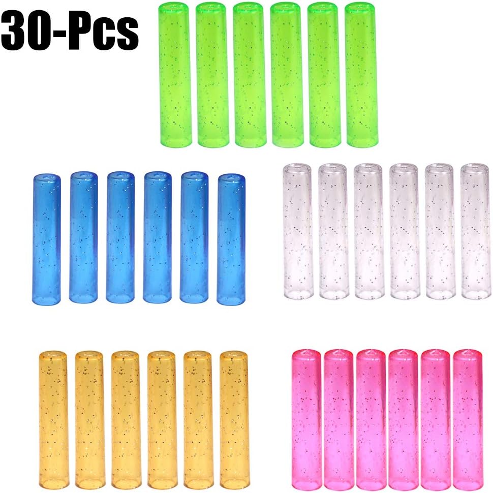 JUSTDOLIFE 30PCS Pencil Cap Practical Pencil Extender Pencil Cover Pencil Protector