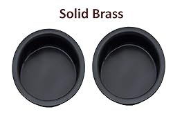 QCAA Solid Brass Finger Pull, 1-3/4", ORB Oil