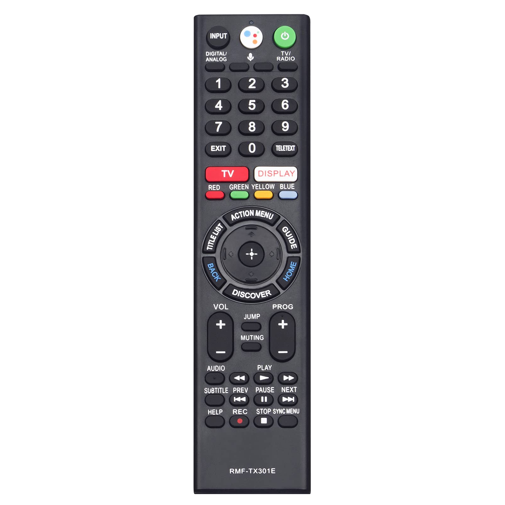 ALLIMITY RMF-TX301E Remote Control Replace fit for Sony Bravia TV KDL-55XE8577S KDL55XE8577S KD-55XF7596 KD-55XF7596 KD-43XE8077 KD-49XE8077 KD-55XE8577 KD-65XE8577