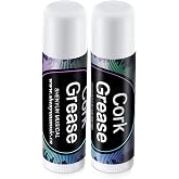Tondiamo 6 Pieces Cork Grease for Clarinet, Lubricant Tube Woodwind | Flute Saxophone Joint Lubricant, Cleaning Care for Wind Instrument Maintenance, Smooth Application Easy Use