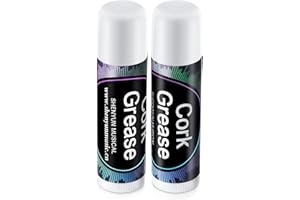 Tondiamo 6 Pieces Cork Grease for Clarinet Flute Grease Lubricant Tube Cleaning and Care Product Woodwind Instruments Accessory for Saxophone Clarinet Flute Supplies